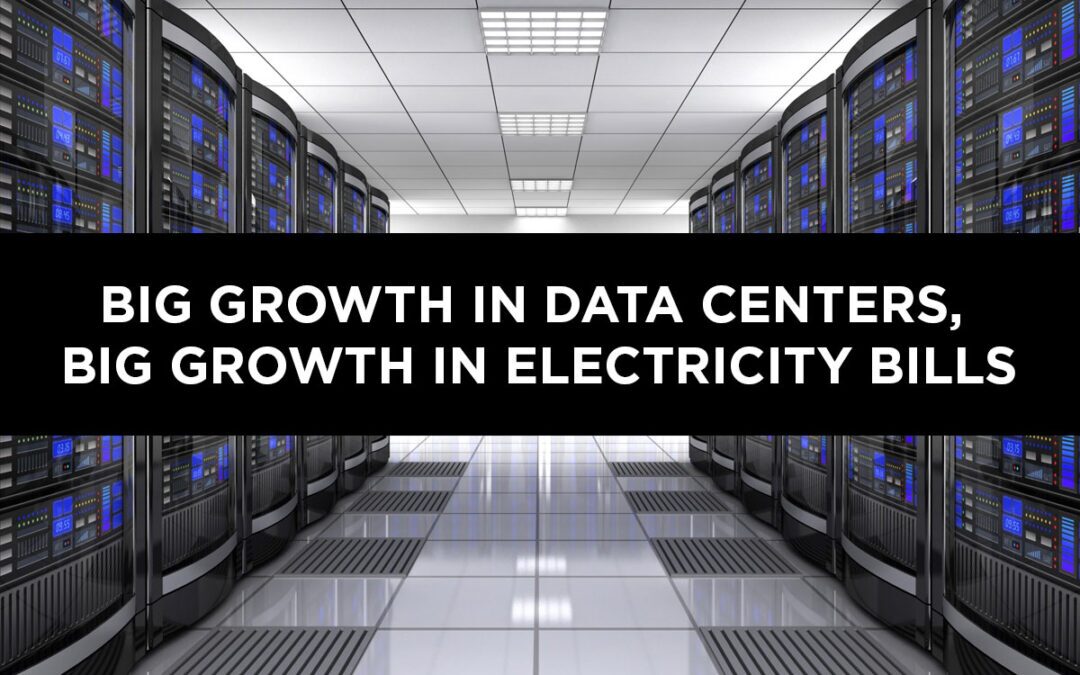 data centers and electrical bills