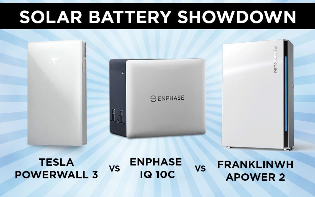 Tesla Powerwall 3 Enphase IQ 10C Franklin aPower 2