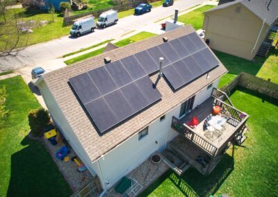 9.46 kW Residential Roof Mount Solar Installation in De Soto, Kansas